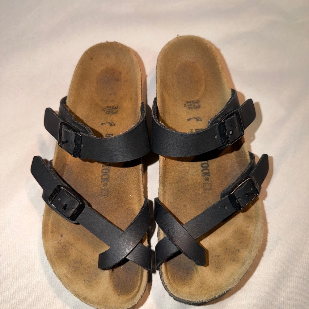 Birkenstock Black Kids Sandals Size 1.5